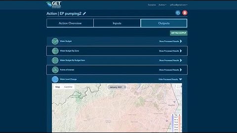 GET Decision Support Tool - Groundwater Modeling