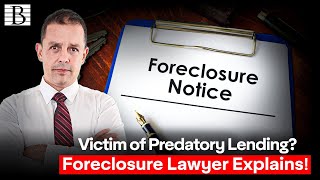 Foreclosure Lawyer Explains Predatory Lending & Discrimination Cases | Foreclosure