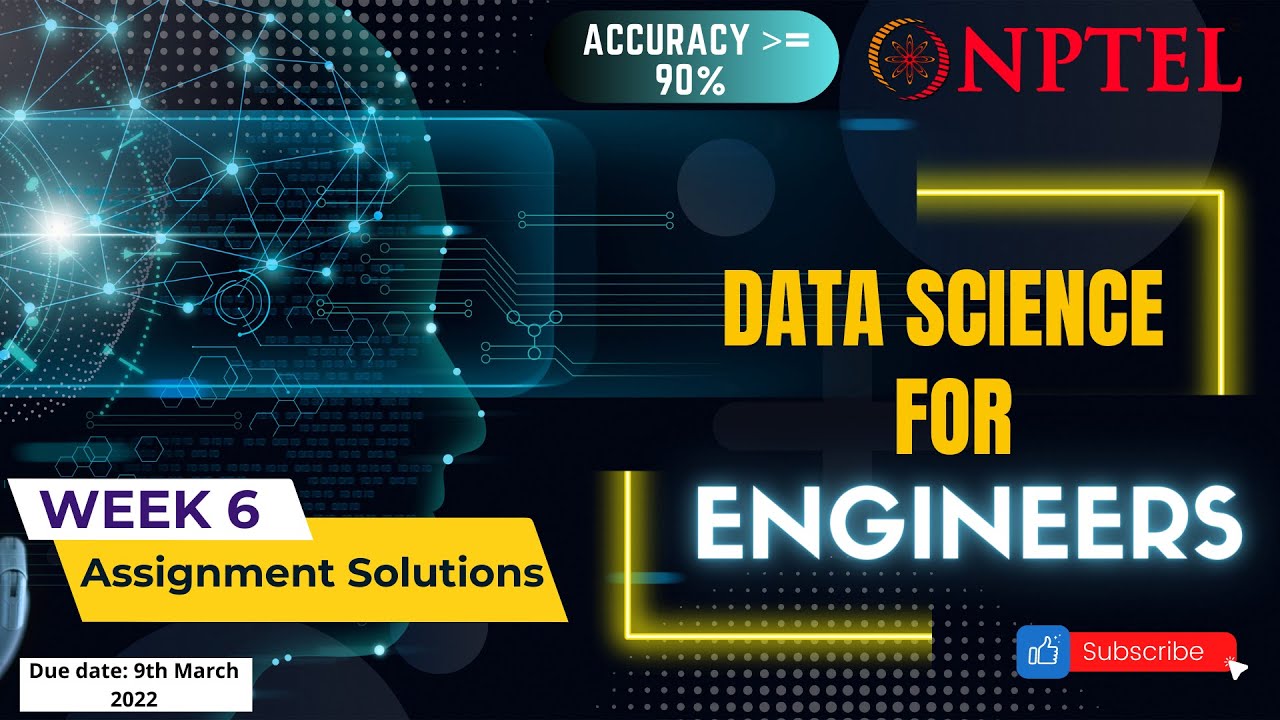 data science for engineers nptel assignment solutions week 6