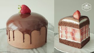 딸기가 가득한 초콜릿 케이크 만들기 : Full of Strawberry Chocolate Cake Recipe | Cooking tree