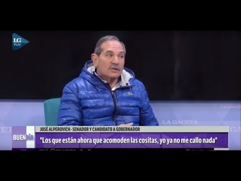 Alperovich: "Los que están ahora que acomoden las cositas; ya no me callo nada"