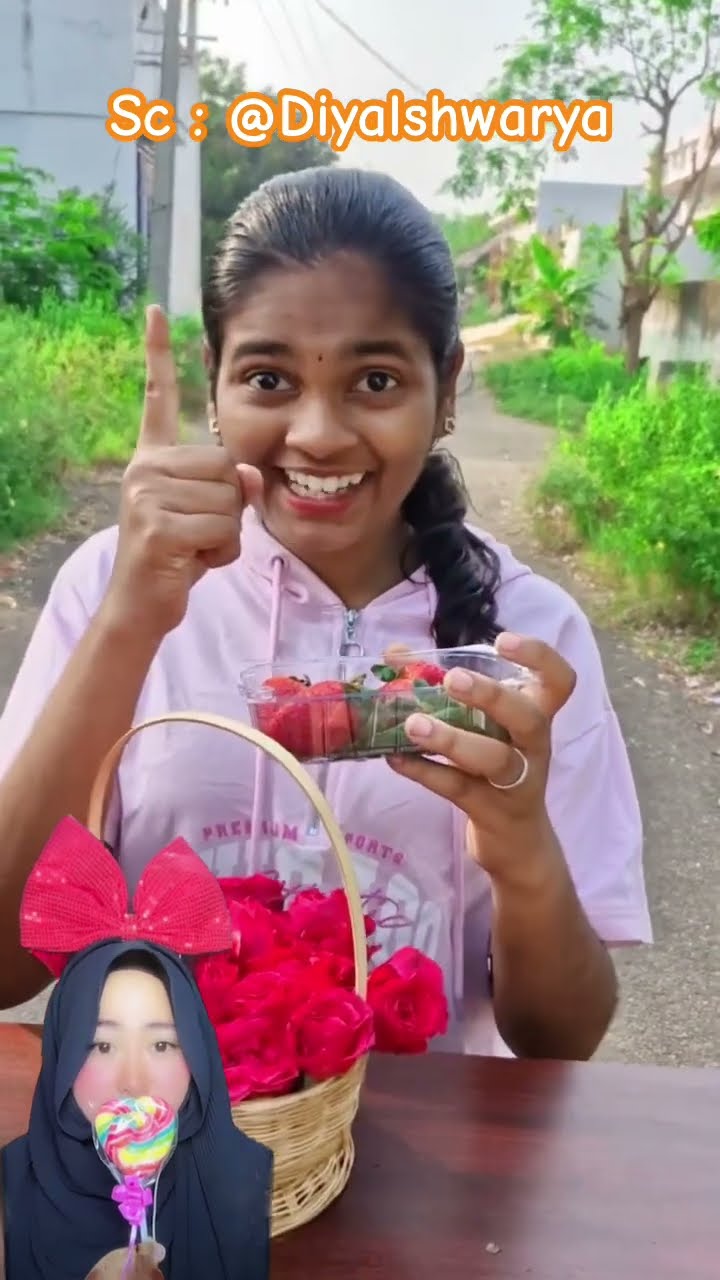 DIA GAK BOLEH MAKAN LOLIPOP ⁉️tapi KAKAK membuatkan strawberry coklat?@Diyalshwarya#shorts #funny