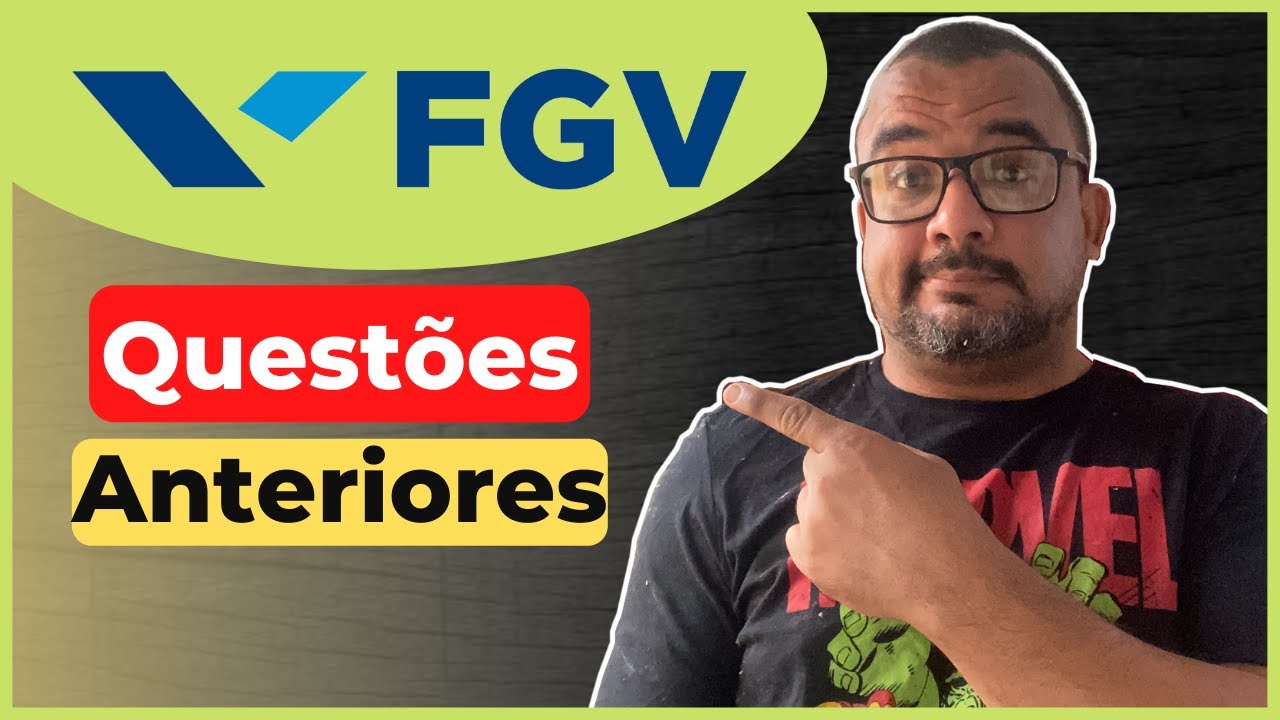 3 Questões de Matemática da Banca FGV Resolvidas Passo a Passo | Questões de Concursos Anteriores