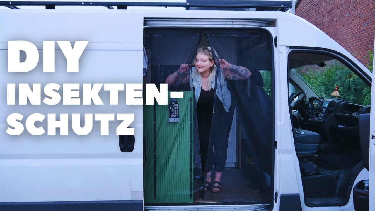 Moskitonetz für DIY CAMPERVAN - unter 40 EURO selber machen (Fiat Ducato) I  VANAUSBAU 