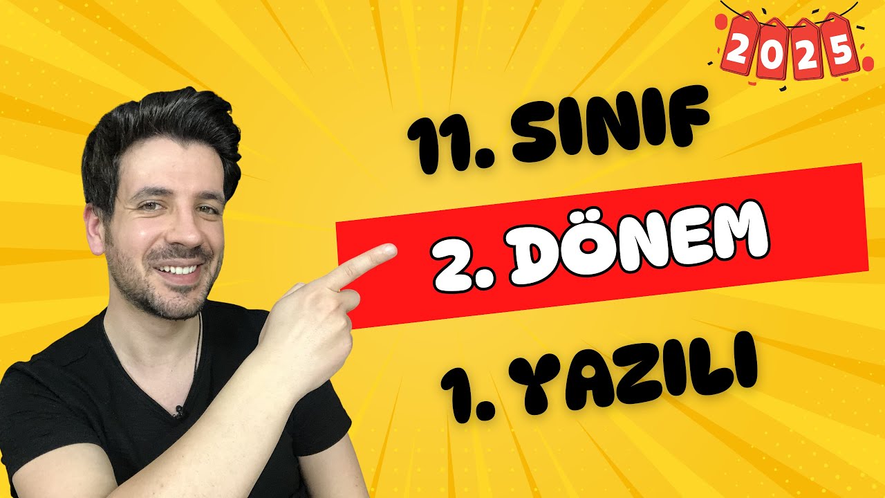 11. SINIF TARİH 2. DÖNEM 1. YAZILI - 2025