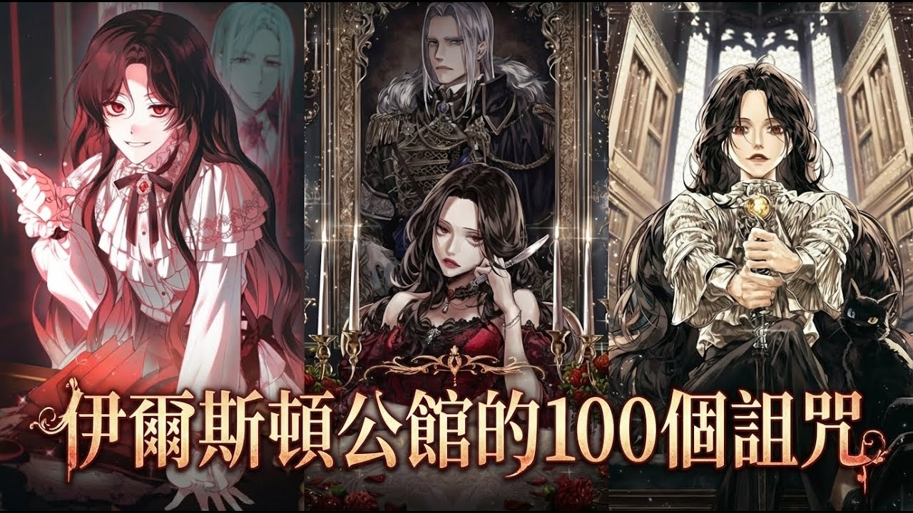 【韩漫解说】《伊尔斯顿公馆的100个诅咒》🔥转生成注定被献祭的死灵术士，她逃往诅咒公爵府求生。为保命与安稳，她决定亲手破除鬼宅诅咒，换取反派公爵收留她。#穿越 #奇幻 #反派公爵 #求生 #破除诅咒