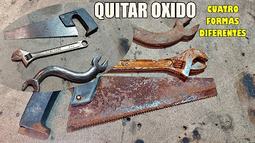 ¿Cómo se restaura el metal oxidado?