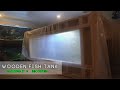 How we built the 880 gallon wooden aquarium and the price