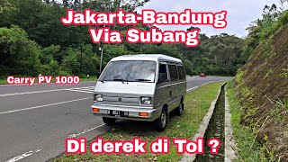 Carry 1.0 Road Trip Jakarta-Bandung menjelajah Subang, setelah 3 tahun ga jalan, tempratur naik