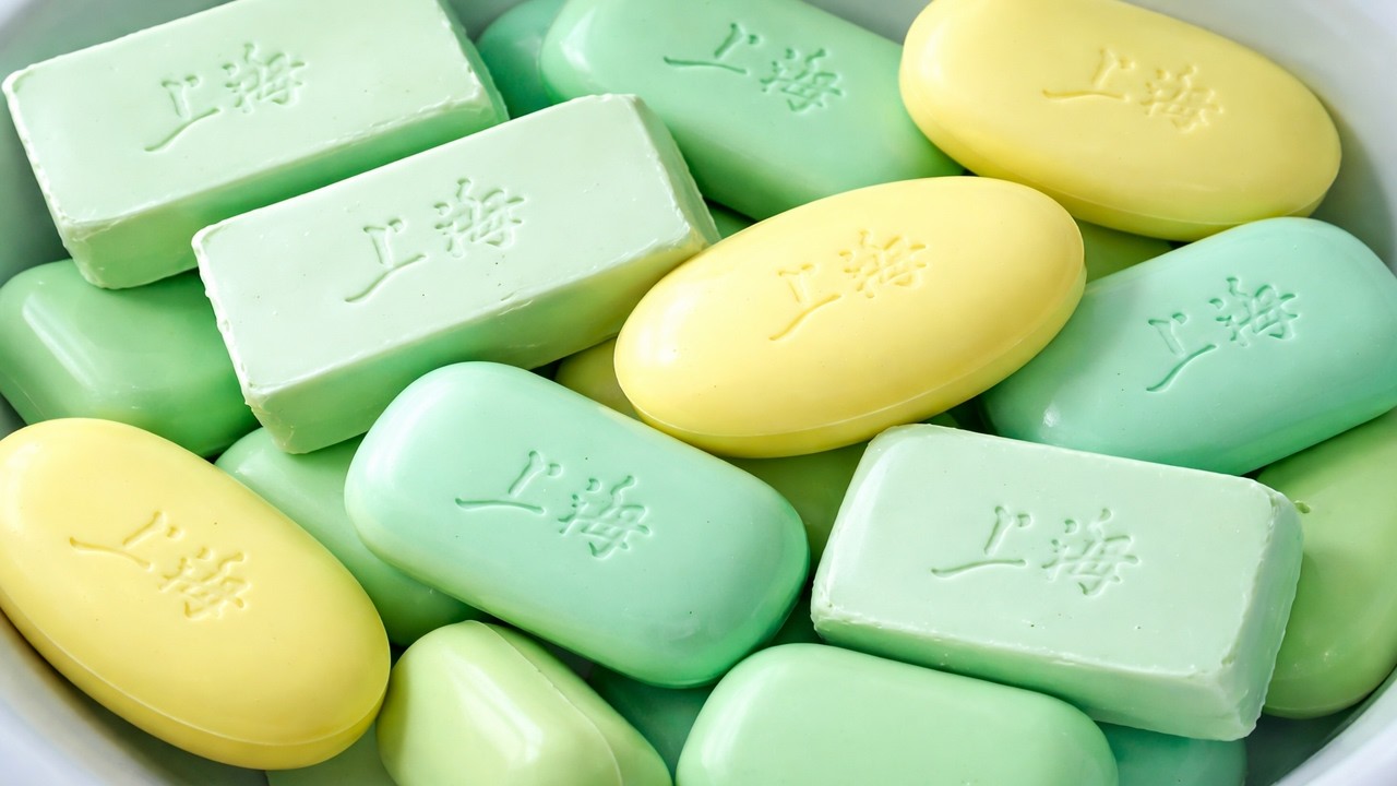 Exact Motion Soap Cutting ASMR | Pure Sound Relaxation