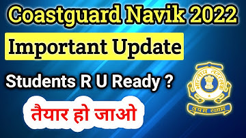 Coastguard Gd, Db, Yantrik Online Form 2022 | Obc and Ews Certificate