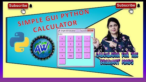 How to Create a Simple GUI Calculator with Python Tkinter