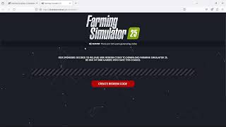 Farming Simulator 25 Redeem Code Free Download Legal Method Xbox Series Xs,Ps5,Pc
