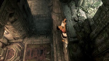 The Last Guardian - Part 2 First Ruins: Directional Jump, Narrow Ledge Gameplay, Open Gate for Trico