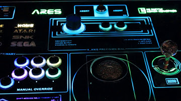 NASA Arcade Control Panel - Line work Detail