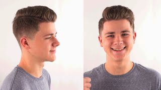 MENS HAIRCUT TUTORIAL EASY FADE STEP BY STEP FOR BEGINNERS,HOW TO CUT MENS HAIR