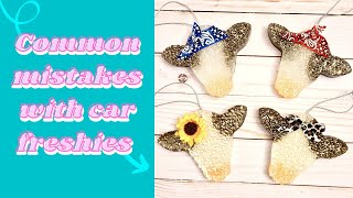 Avoid These Common Mistakes with DIY Car Freshies / Air Freshener - Answering FAQs - Tips and Tricks