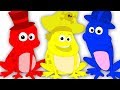 Learn Colors With Frogs | Baby And Colors | Fun Color Song | Funny Color Rhyme | Kids Tv Playlist