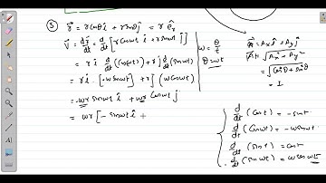 4.4 Physics - Circular Motion -  Tangential velocity in terms of unit vector