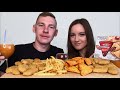 МУКБАНГ | ПИЦЦА НАГГЕТСЫ КАРТОШКА ФРИ MUKBANG / PIZZA NUGGETS FRIES