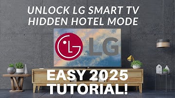Unlock the Hidden Hotel Menu on Your LG TV!