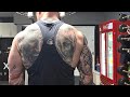 AJ ELLISON  shoulder workout 10×10 dumbell press