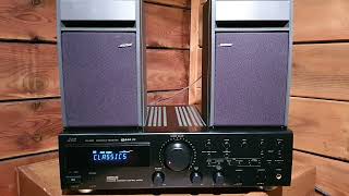 Sound Test | JVC RX-230R Receiver Amplifier | Bose 141 Bookshelf Speakers