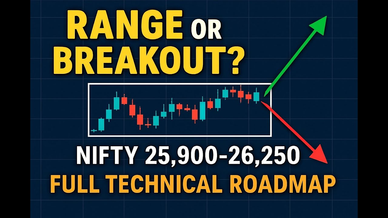 Range or Breakout? Nifty 25,900–26,250 Full Technical Roadmap