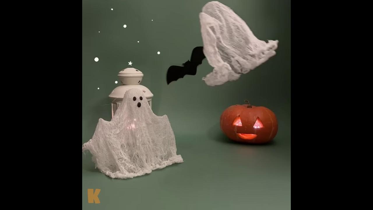 Готовимся к Хэллоуину: привидение своими руками, - МАСТЕР-КЛАСС