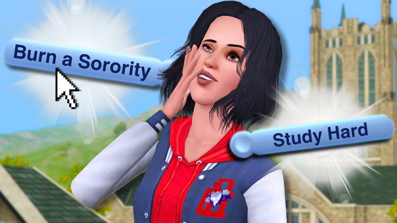 University in The Sims 3 is a chaotic mess - YouTube