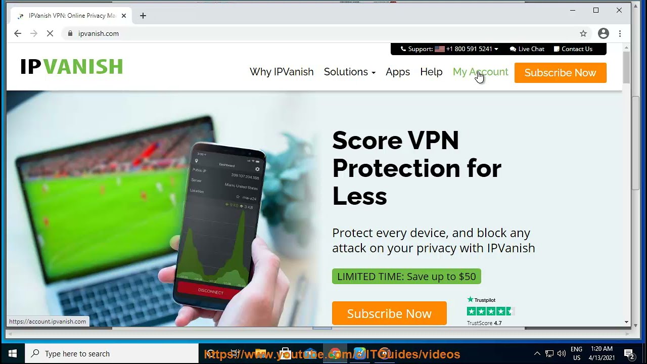 Change IPVanish VPN subscription (2025 updated)