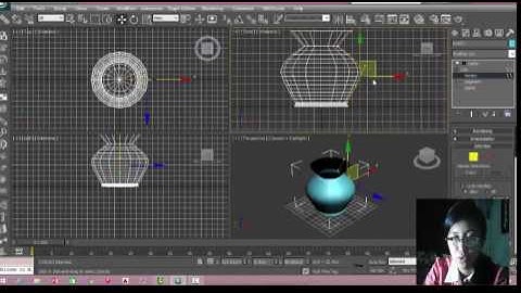 CREATING A VASE IN 3DSMAX - video tutorial