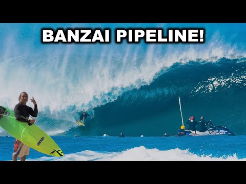 FIRING PIPELINE w/ ALL THE TOP WORLD TOUR SURFERS!