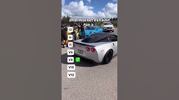 Which Engine Sounds Best? V6 vs V8 vs V10 vs V12 🔥 #carsound #carcommunity #supercars
