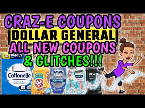 🤑NEW COUPONS & GLITCHES🤑DOLLAR GENERAL COUPONING THIS WEEK 4/10-4/17🤑EXTREME COUPONING🤑