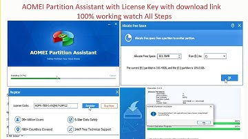 How to Create partitions in Windows 8,10,11 with AOMEI Partition | 100% Full Version