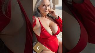 Natural Older Woman Bikini Styles 3 👙 #trending #plussizemodel #over70 #over60 #over50 #attractive