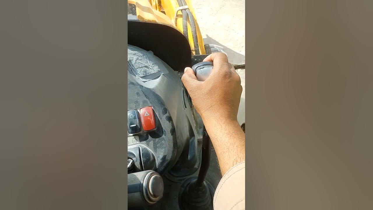 JCB controls backhoe - YouTube