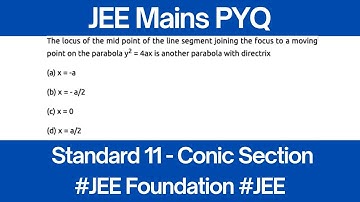 The locus of the midpoint of the line segment joining the focus to a moving point on the parabola