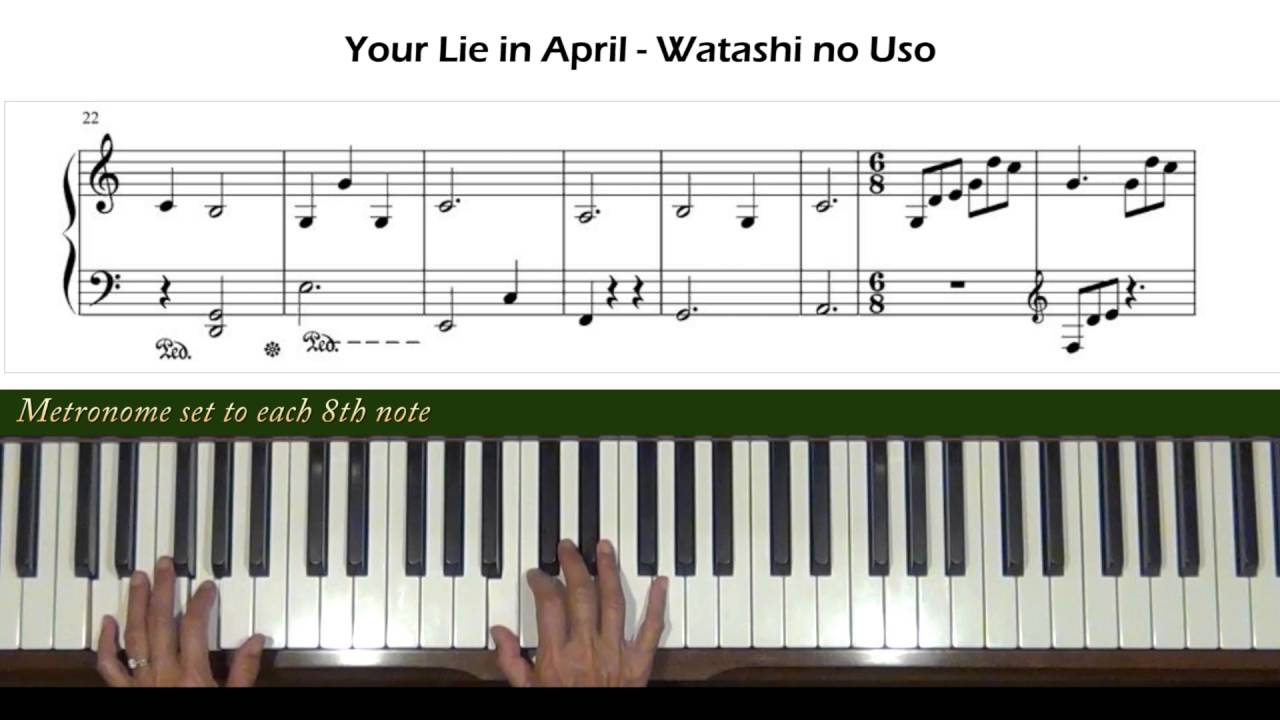 Play Watashi no Uso Music Sheet