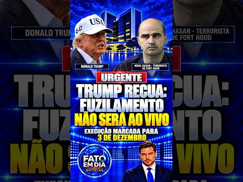 Capa do vídeo: TRUMP RECUA: FUZILAMENTO DO TERRORISTA DE FORT HOOD NÃO SERÁ AO VIVO