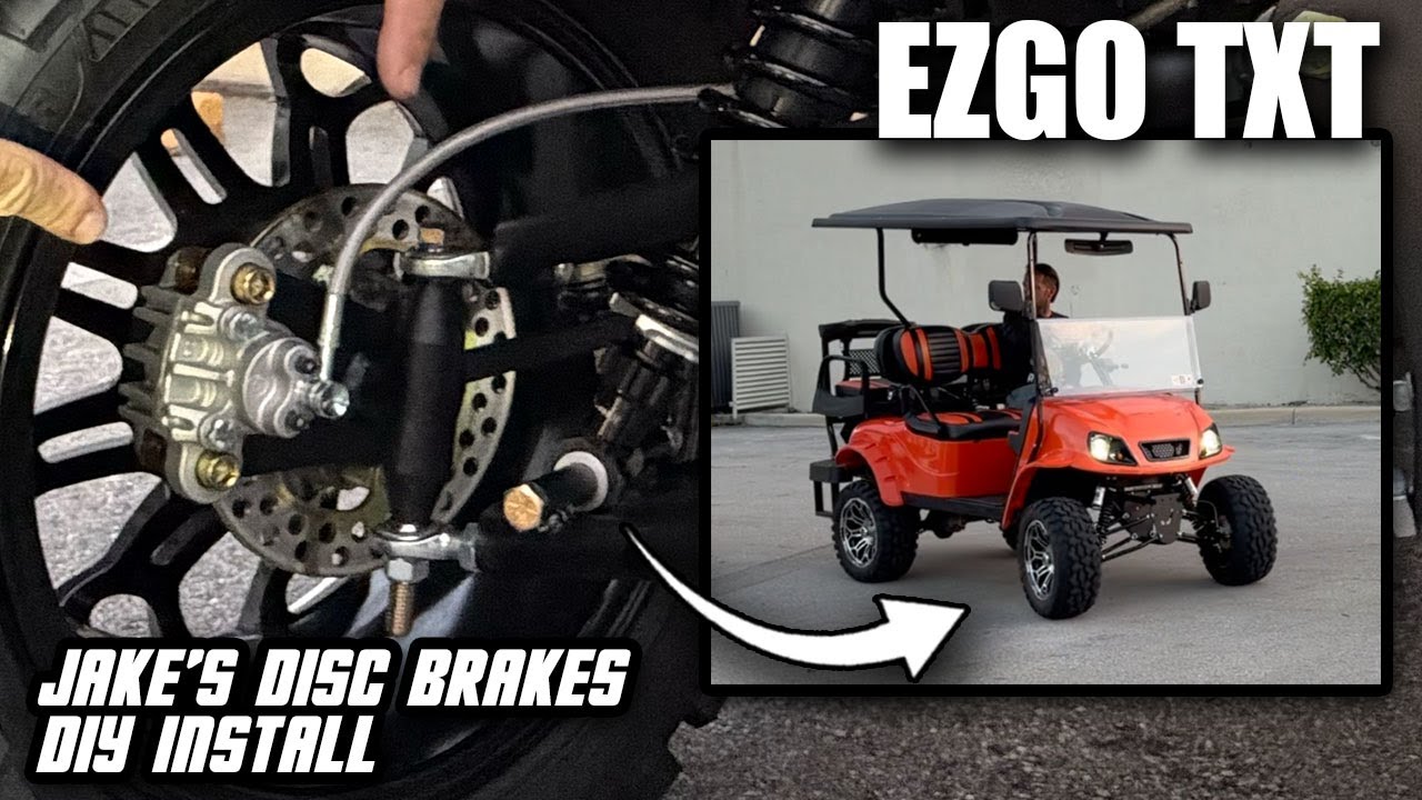 EP 138 - How to Install Jake's Disc Brakes on EZGO TXT Long Travel.