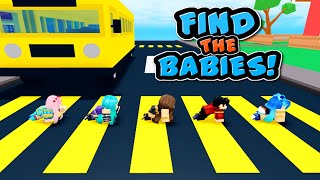 Where To Find The KREW Babies In Roblox FIND THE BABIES ?