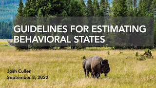 Celebrity Guidelines for Behavioral State Estimation Profile