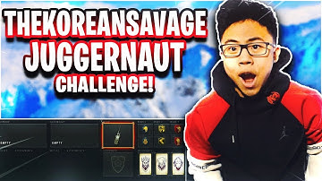 i Destroyed TheKoreanSavage "JUGGERNAUT" CHALLENGE in 1 Game!... 😈 (Black Ops 4)
