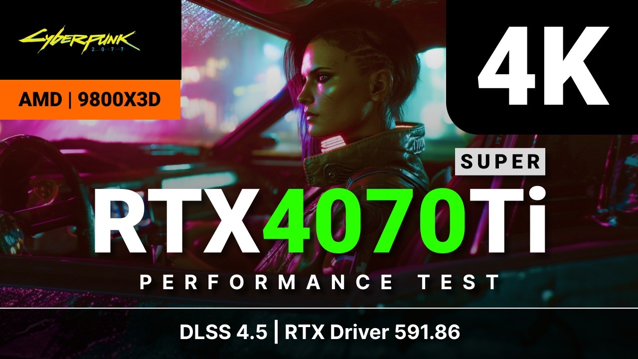 Cyberpunk 2077 | RTX 4070 Ti Super | Full RT & Path Tracing | 4K - YouTube