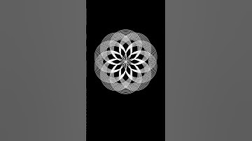 Python Turtle 🐢 graphics Design 8 Circular ⭕design #coding #python #circle #shortvideo