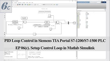 PID16 - Siemens PID06c - Matlab Simulink - Setup Control Loop & OPC UA in Matlab Simulink