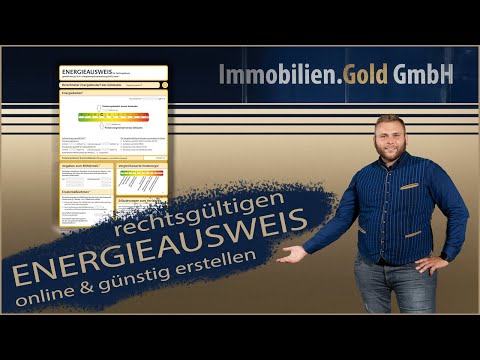 Rechtsgültigen und registrierten Energieausweis ONLINE und GÜNSTIG erstellen!