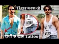 Tiger shroff tattooing special tattoos on his hands will be revealed soon